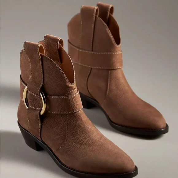 See By Chloe New Ring Ankle Boots Size 7.5 - Picture 1 of 8